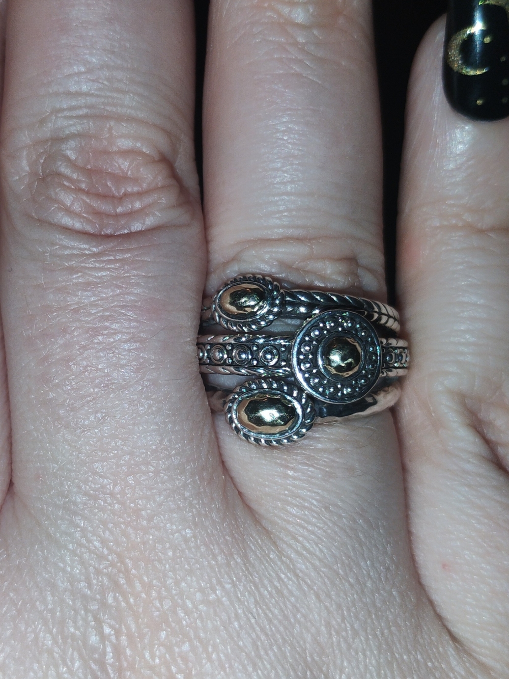 John Hardy JAI 14k 925 Ring Size 8